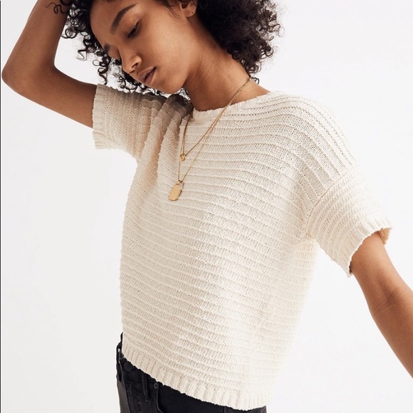 Madewell Sweaters - Madewell Lace Back Sweater 🎉